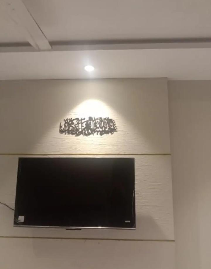 Hasbunallahu wa nimal wakeel calligraphy wall art in black wood